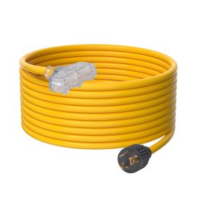 VEVOR 30-Amp Generator Extension Cord, 25 Ft, 125V 375W Heavy Duty Generator Outdoor Power Cord