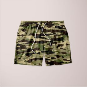 Camouflage Pattern Plakat Shorts (size: small)