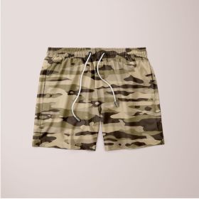 Desert Camouflage Pattern Plakat Shorts (size: 2X-Large)
